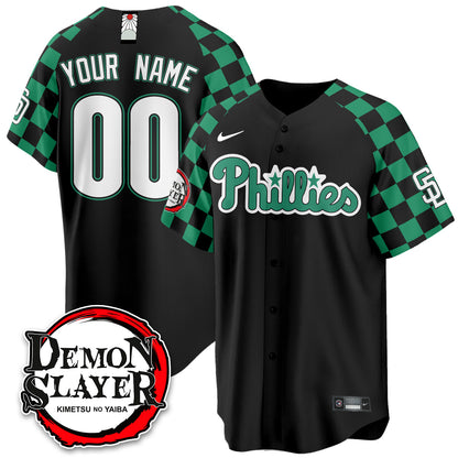PHI Demon Slayer Vapor Limited Custom Jersey - Stitched