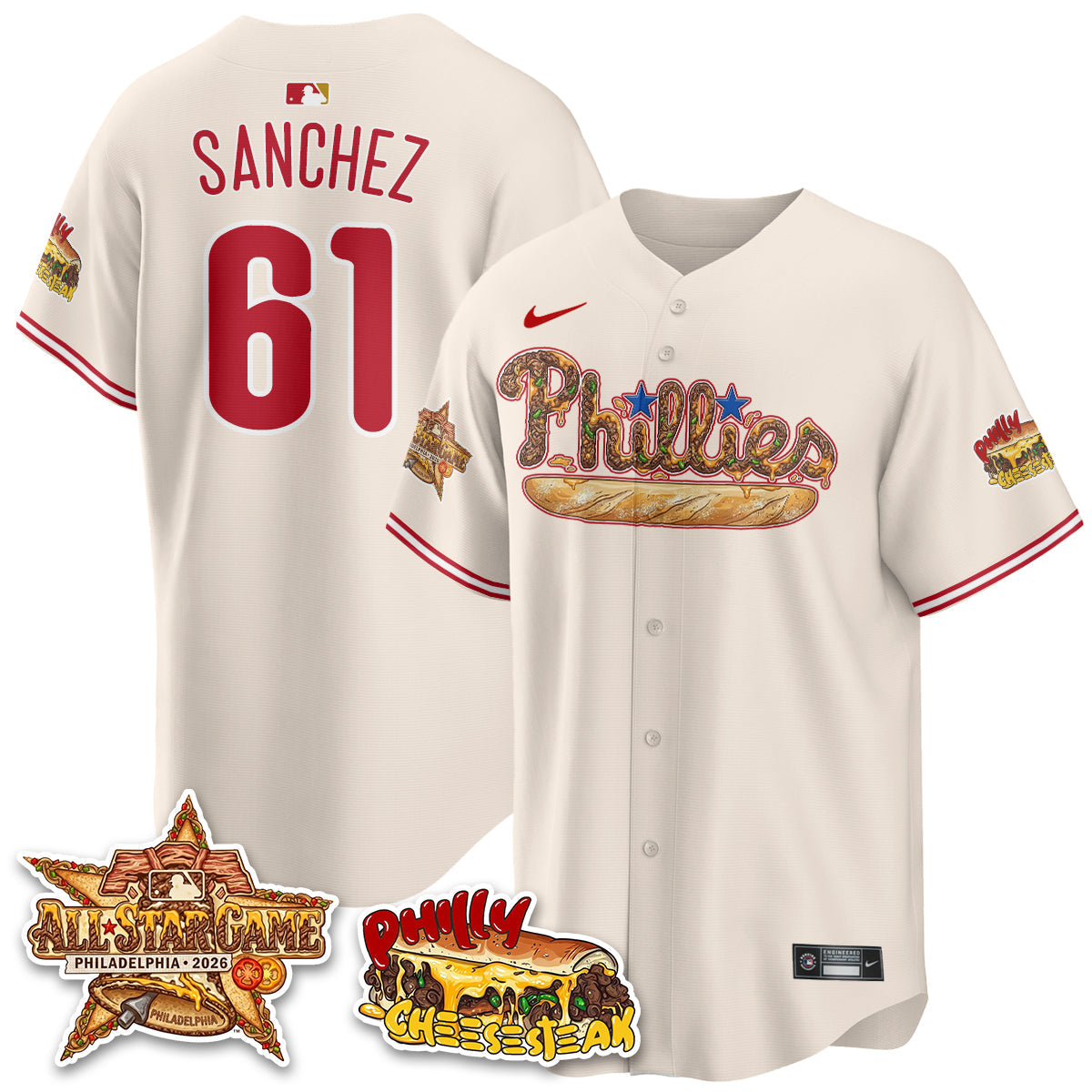 PHI Cheesesteak Edition Vapor Limited Jersey - Stitched