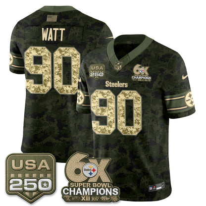 PIT 2026 Salute to Service Edition Vapor Jersey V2- Stitched
