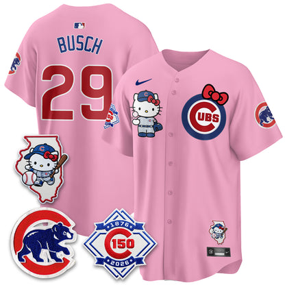Chicago Cubs x Meow KT Vapor Premier Limited Jersey - All Stitched V2