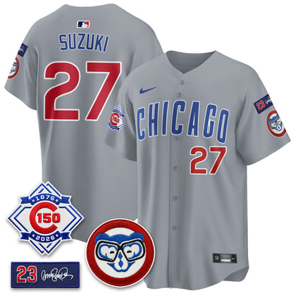 Chicago Cubs 150th Anniversary Holy Cow Vapor Premier Limited Jersey - All Stitched