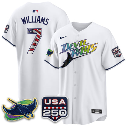 TB Independence Day USA 2026 City Connect Vapor Jersey - Stitched