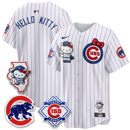 Chicago Cubs x Meow KT Vapor Premier Limited Jersey - All Stitched V2