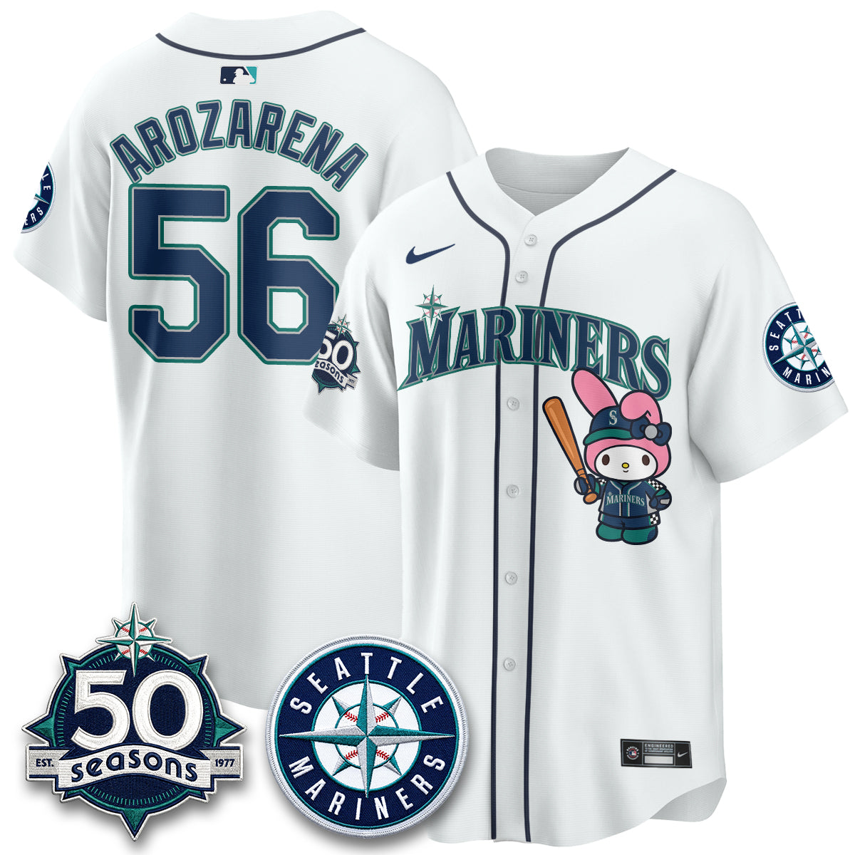 SEA x  Pink Sanrio Friend Vapor Jersey - Stitched