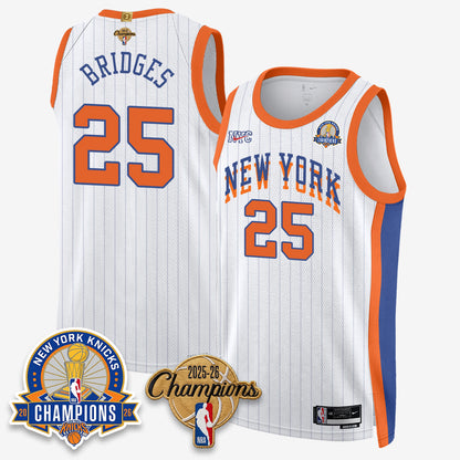 New York Knicks 2026 Basketball Champions Special Edition Vapor Jersey V2- Stitched