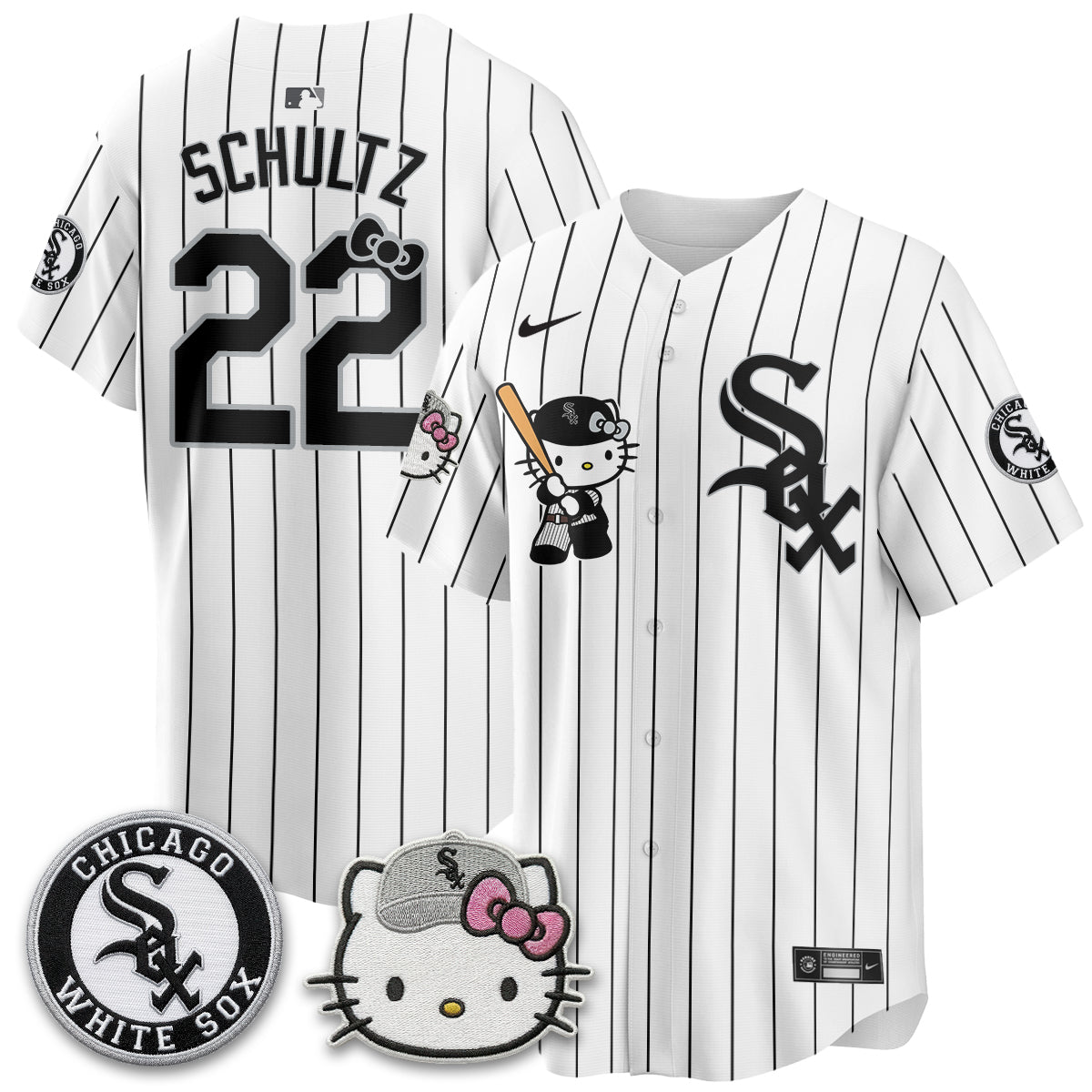 Chicago White Sox x Meow KT Vapor Jersey - Stitched