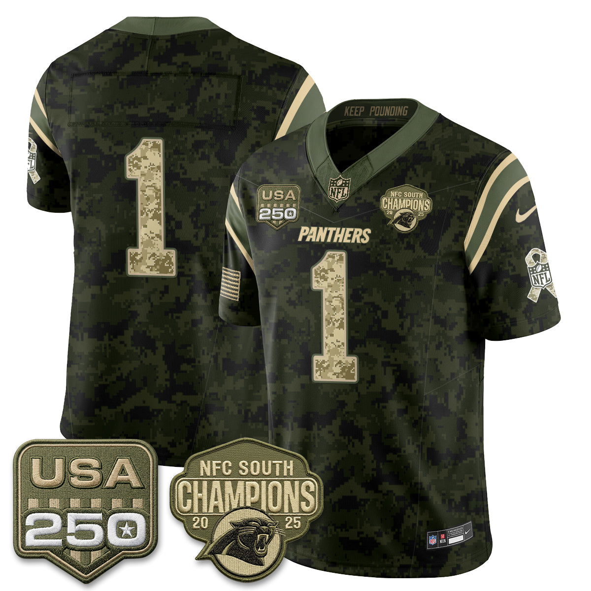 CAR 2026 Salute To Service Edition Vapor Jersey - Stitched
