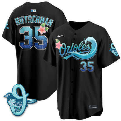 Baltimore Orioles Aloha Spirit Vapor Premier Jersey - Stitched