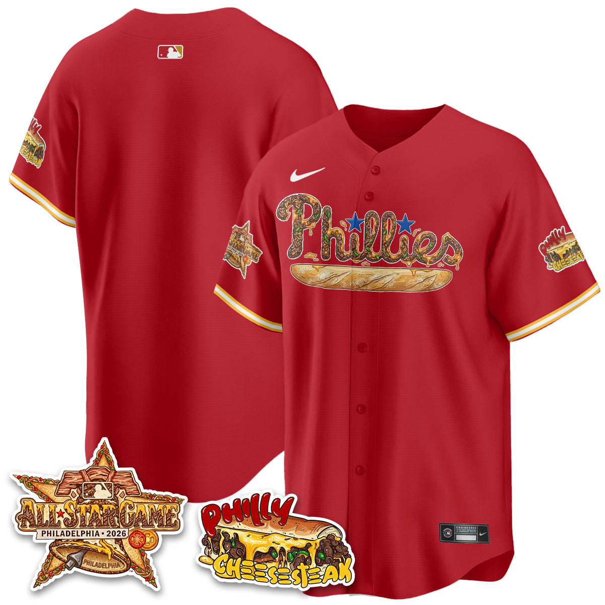 PHI Cheesesteak Edition Vapor Limited Jersey - Stitched