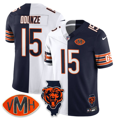 CHI Honor Virginia Halas McCaskey Split Edition - Stitched