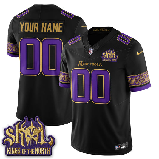 MIN Fangear Edition Warrior Skol Patch Vapor Custom Jersey - Stitched