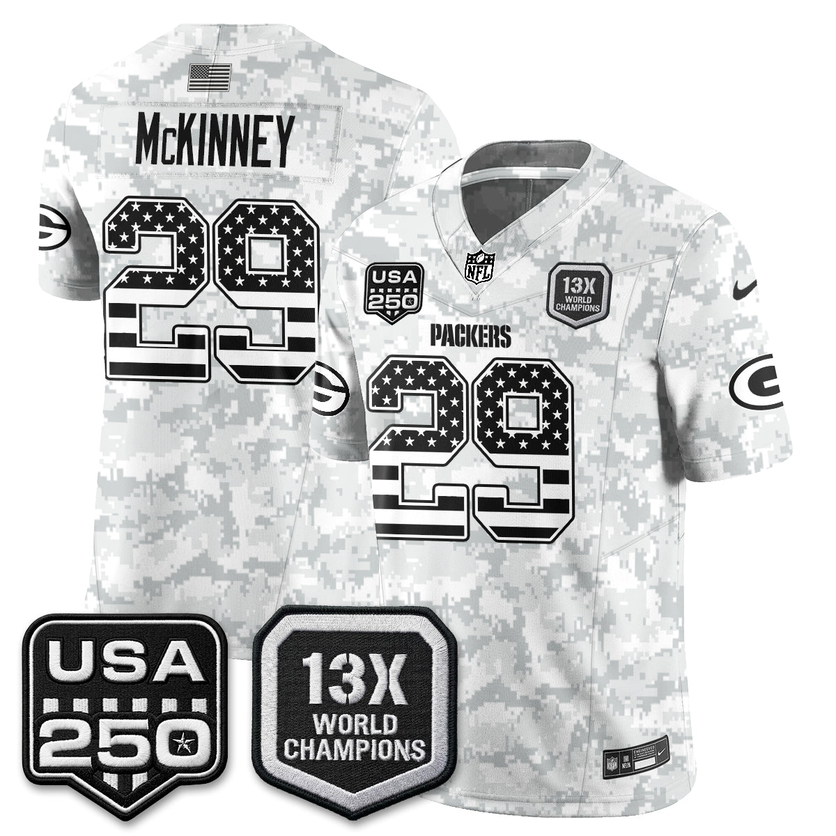 GB 2026 Salute To Service Edition Vapor Jersey - Stitched
