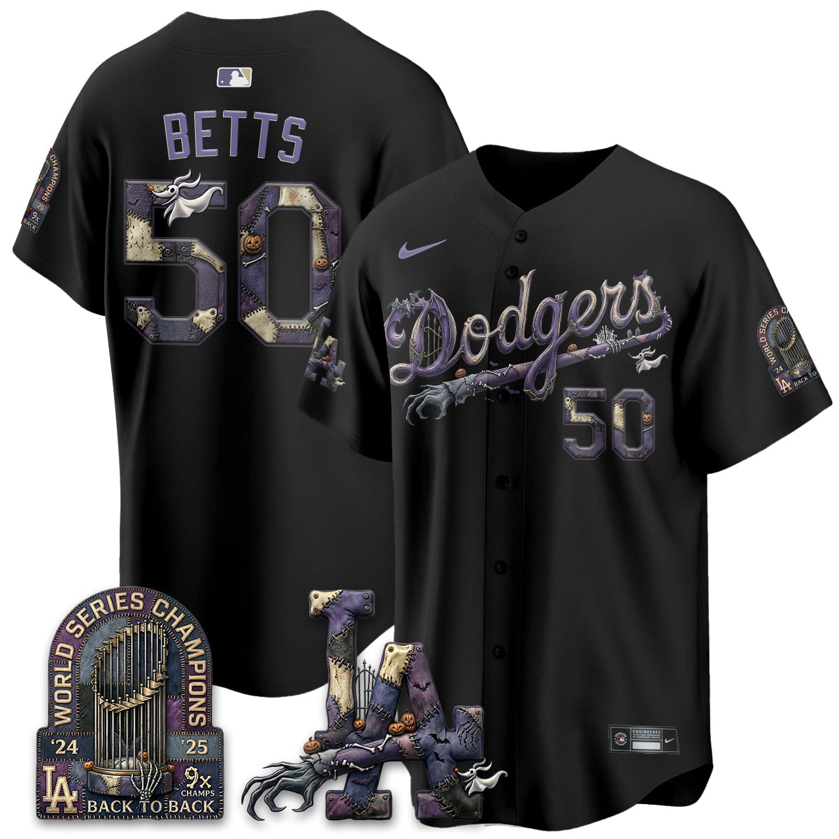 LAD Nightmare Edition Vapor Jersey - Stitched