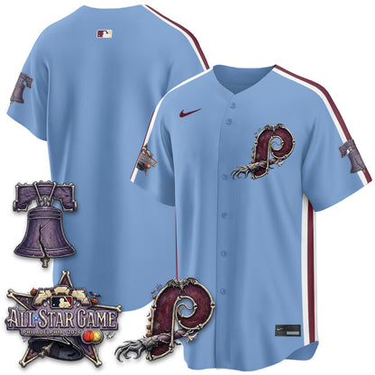 Philadelphia Phillies Nightmare Edition Vapor Jersey - Printed-NHM
