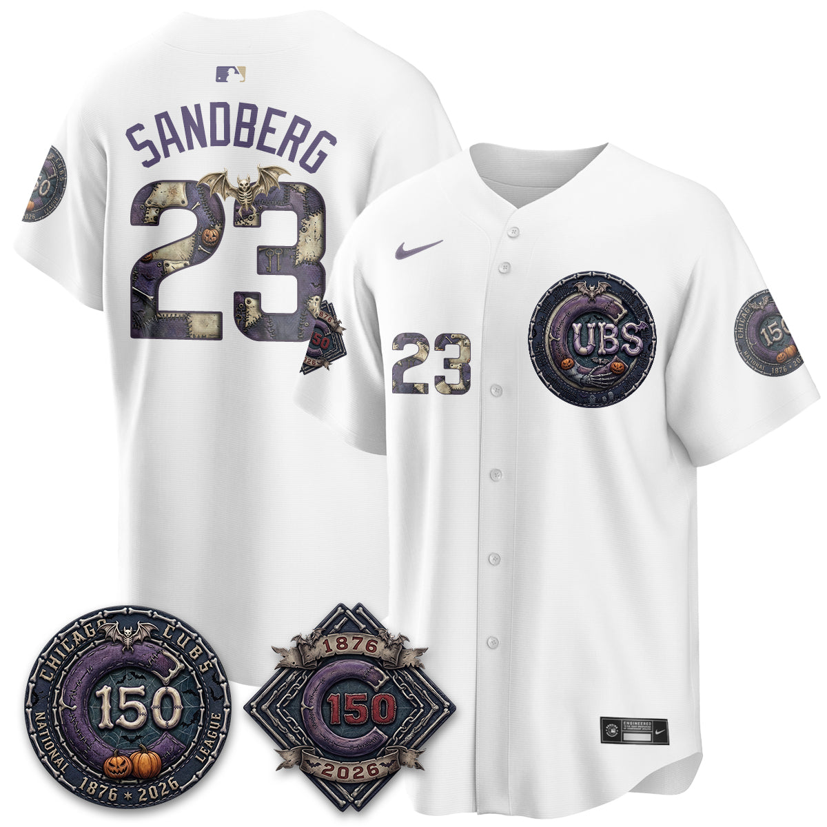 Chicago Cubs Nightmare Edition Vapor Limited Jersey - Printed