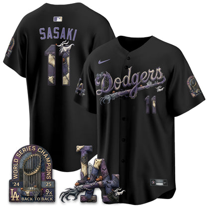 LAD Nightmare Edition Vapor Jersey - Stitched