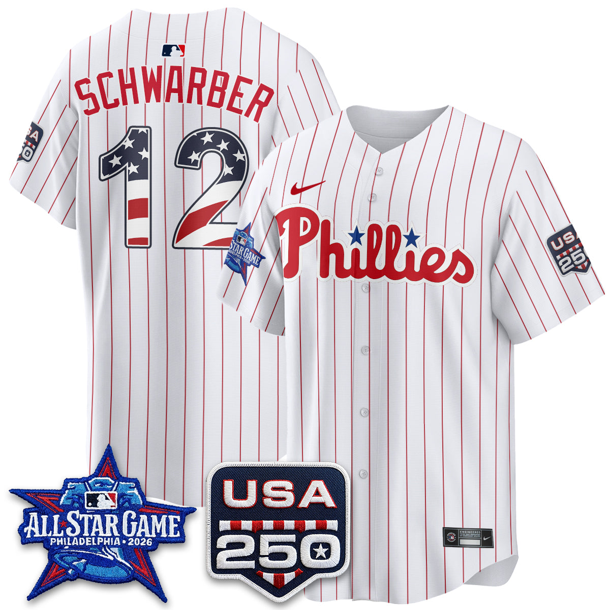 Philadelphia Phillies 2026 All Star Edition Vapor Jersey - Stitched
