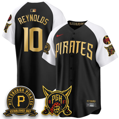 PIT 2026 City Connect Vapor Limited Jersey - Cobra & Est 1887 Patch - All Stitched