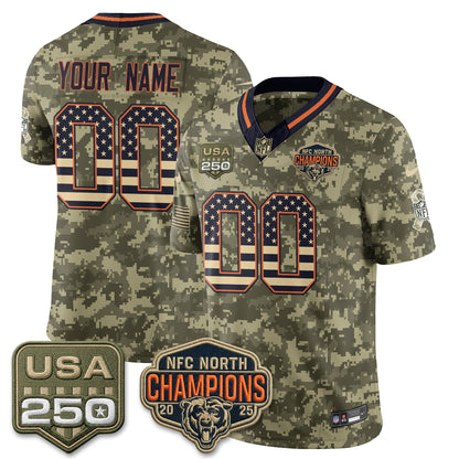 CHI 2026 Salute to Service Edition Vapor Custom Jersey - Stitched