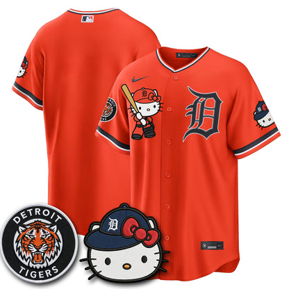 Detroit Tigers x Meow KT Edition Vapor Limited Jersey - Stitched