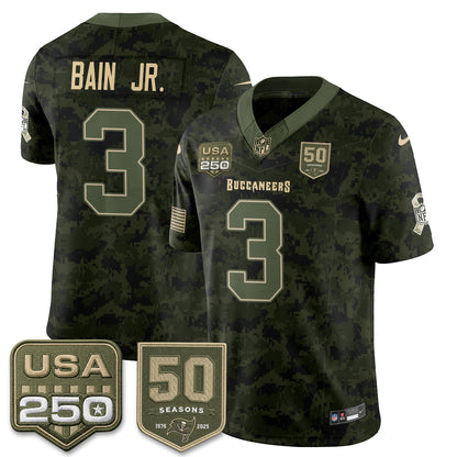 TB 2026 Salute to Service Edition Vapor Jersey - Stitched
