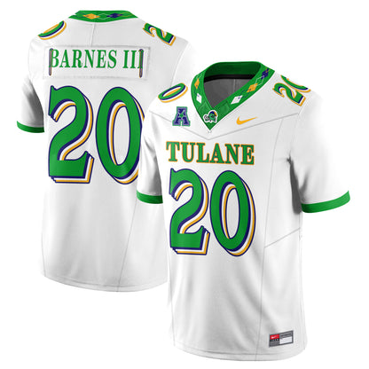 Tulane Green Wave 2026 City Football Vapor Jersey - Stitched