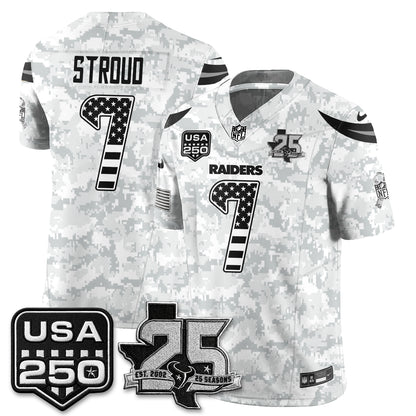 HOU 2026 Salute to Service Edition Vapor Jersey - Stitched