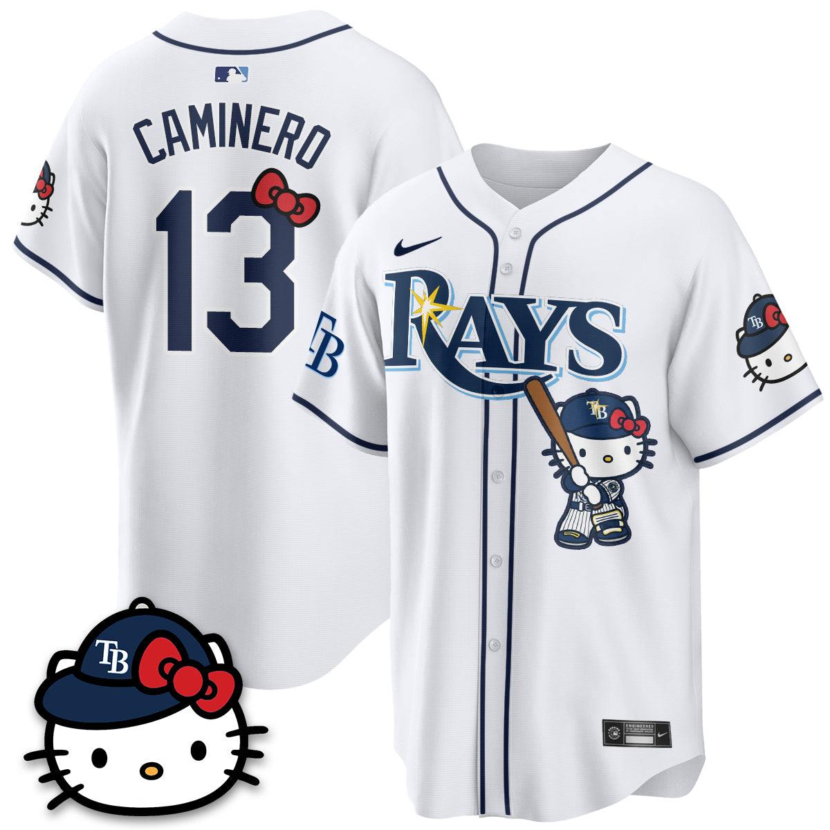 Tampa Bay Rays x Meow KT Edition Vapor Limited Jersey - Stitched