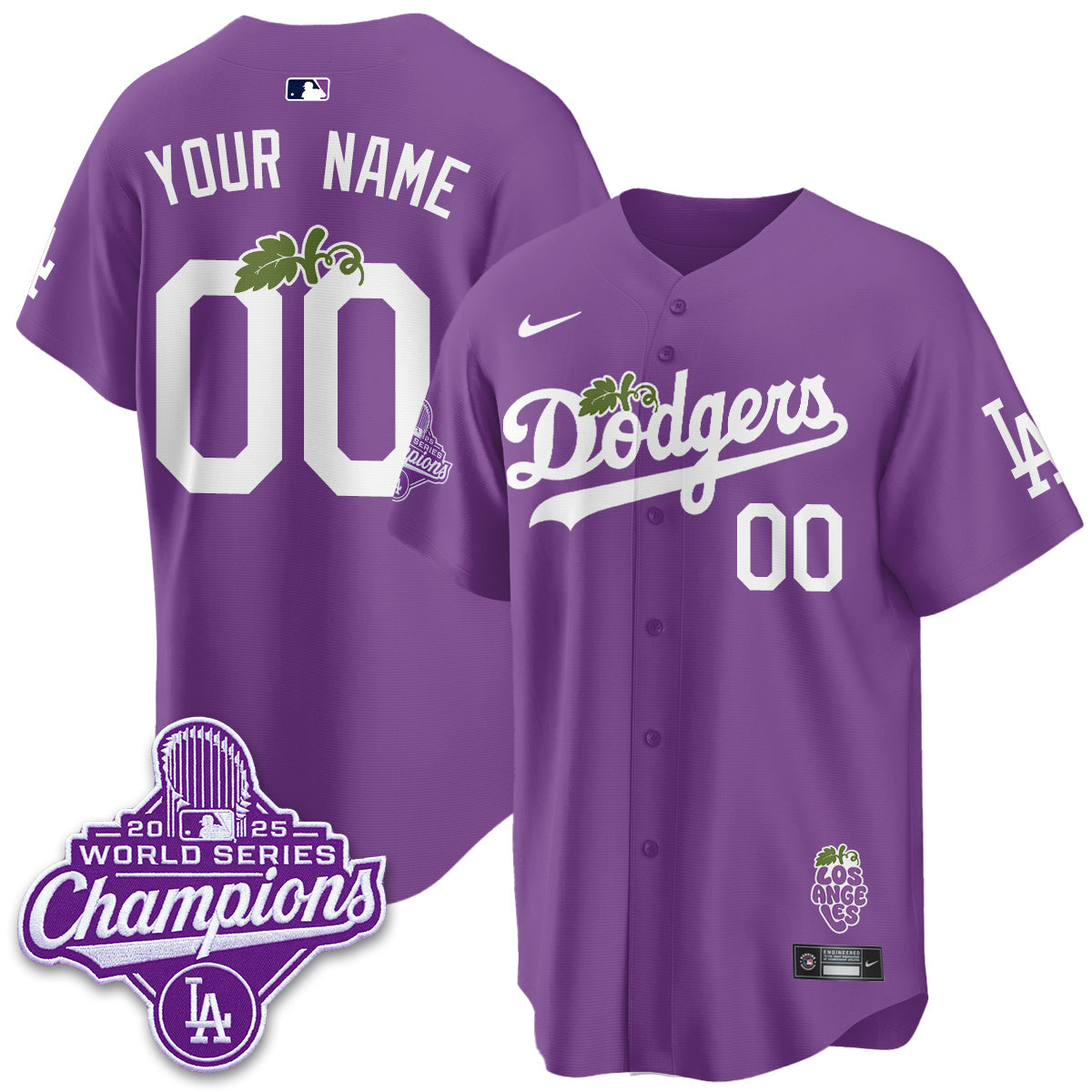 LAD Grape Edition Vapor Custom Jersey - Stitched