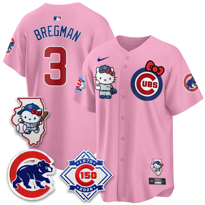 Chicago Cubs x Meow KT Vapor Premier Limited Jersey - All Stitched V2