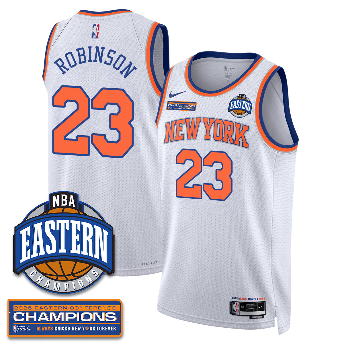 NYK 2026 NBA Eastern Conference Champions Vapor Jersey - Stitched