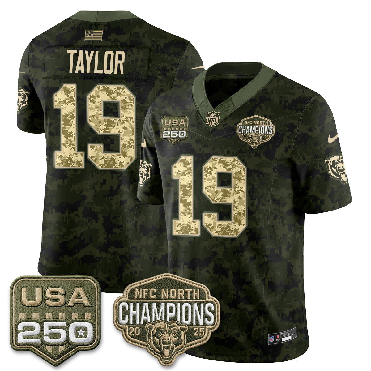 CHI 2026 Salute to Service Edition Vapor Jersey V2 - Stitched