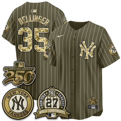 NYY Salute to Service 2026 Vapor Limited Jersey - Stitched