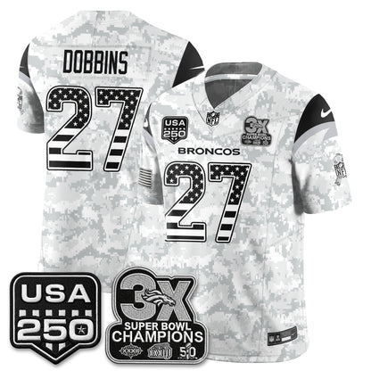 DEN 2026 Salute to Service Edition Vapor Jersey - Stitched