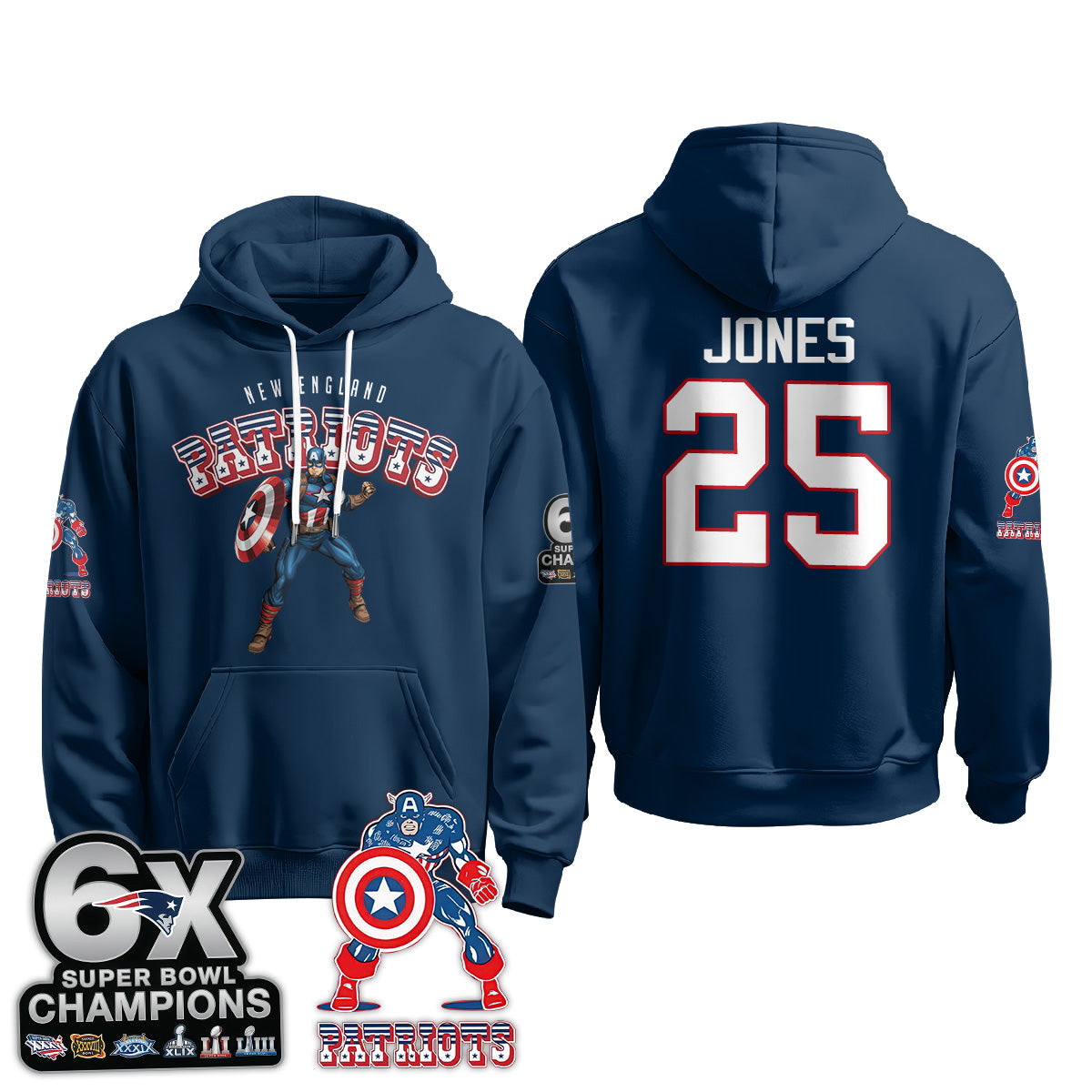 NE x Liberty Guardian Edition Pullover Hoodie V2 - Printed