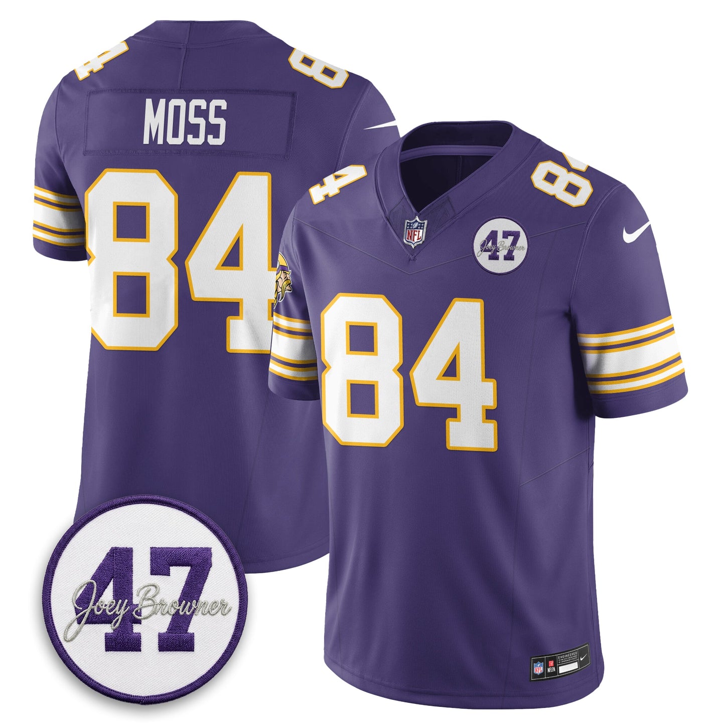 MIN Joey Browner Thank You For Memories - 1960 – 2026 Football Vapor Limited Jersey - All Stitched