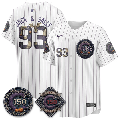 Chicago Cubs Nightmare Edition Vapor Limited Jersey - Printed