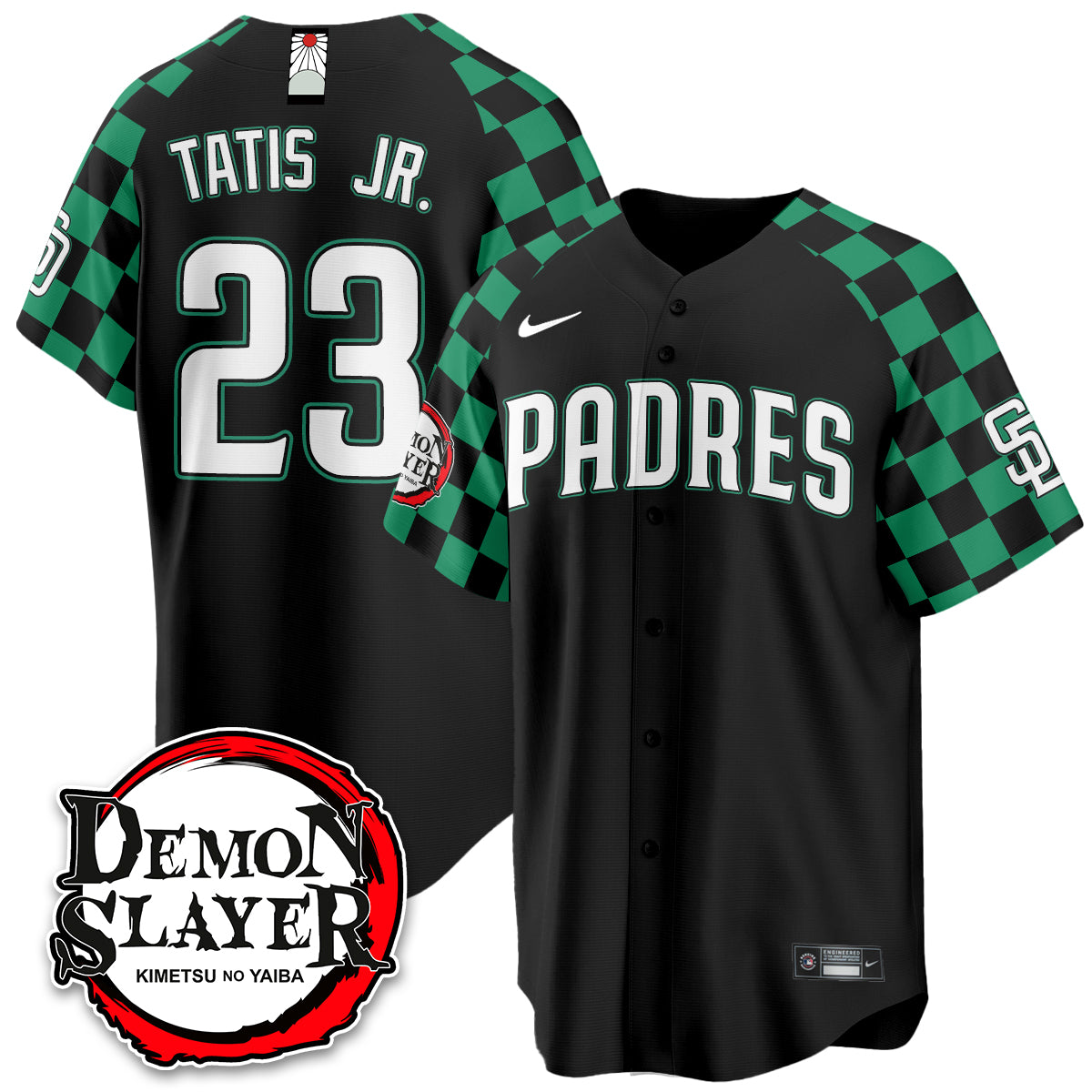 San Diego Padres Demon Slayer Vapor Limited Jersey - Stitched