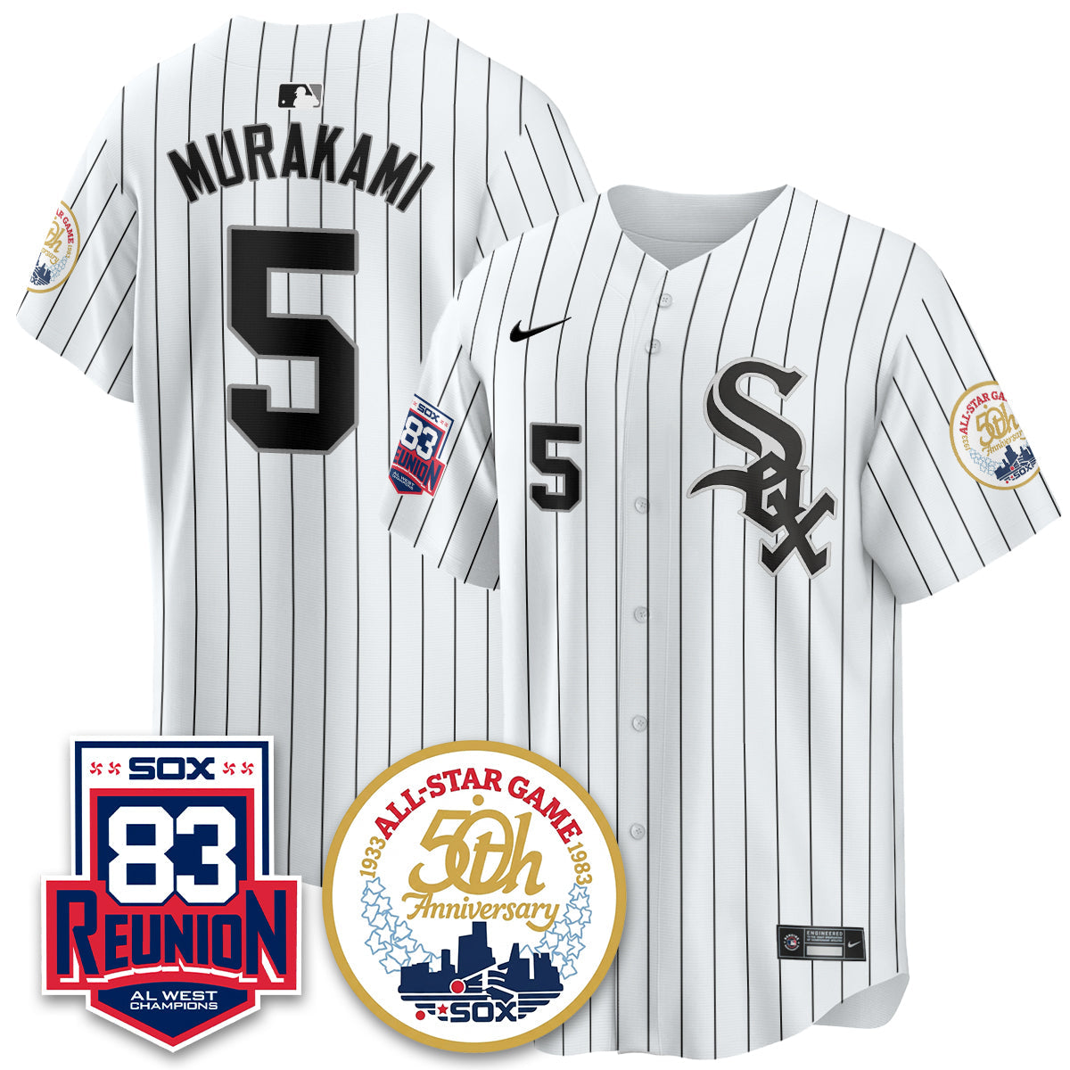 CWS Reunion All West Champions Vapor Jersey - Stitched -NQD