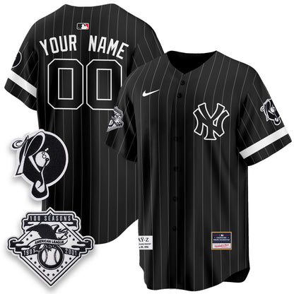New York Yankees x Jay Z Edition Vapor Custom Jersey - Stitched