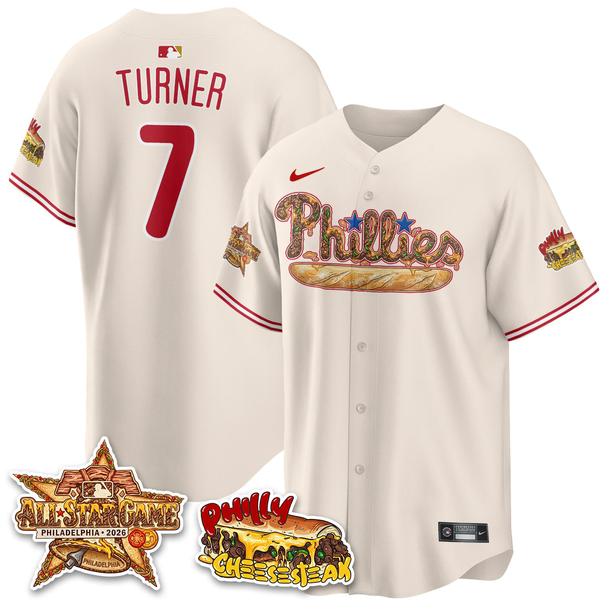 PHI Cheesesteak Edition Vapor Limited Jersey - Stitched