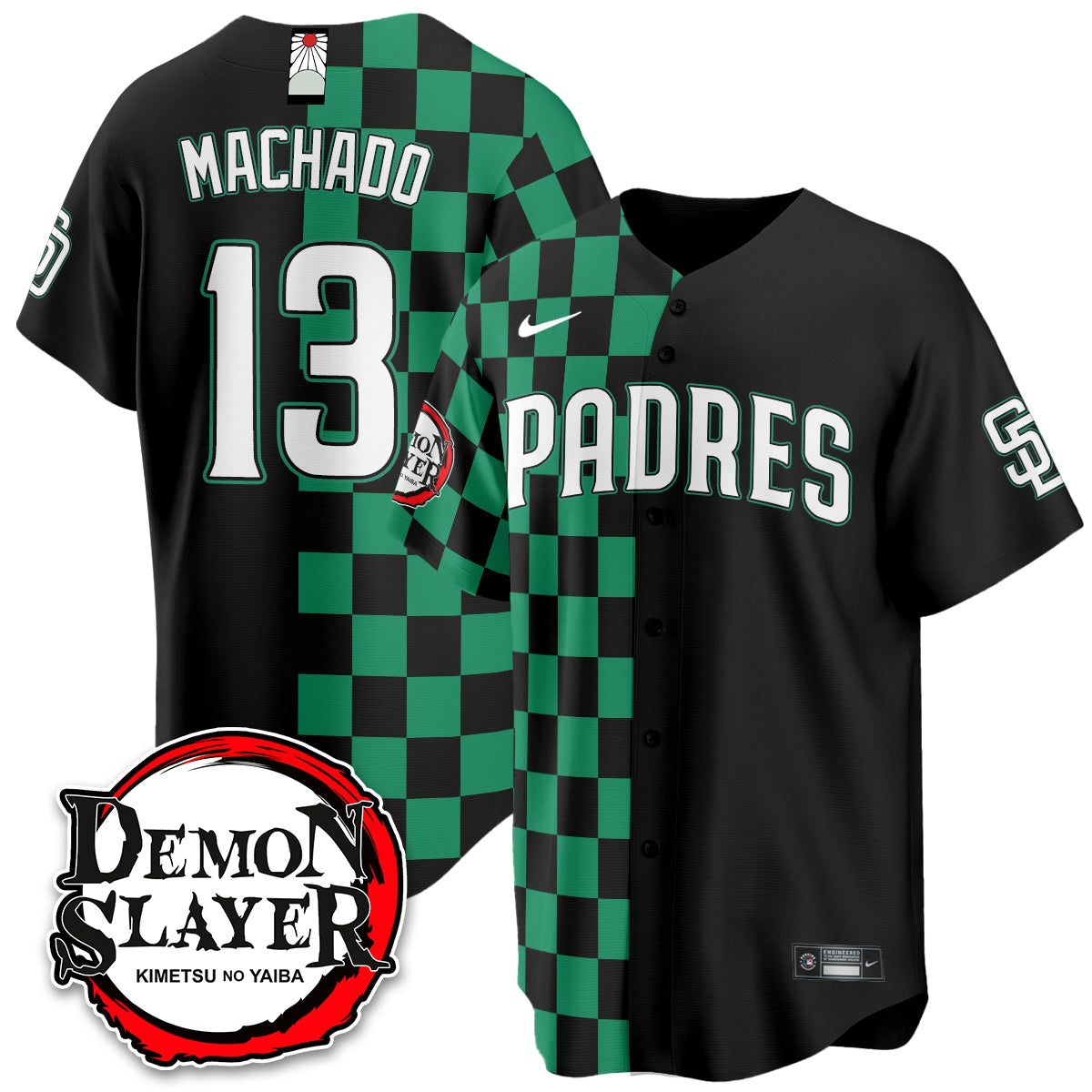 San Diego Padres Demon Slayer Vapor Limited Jersey - Stitched