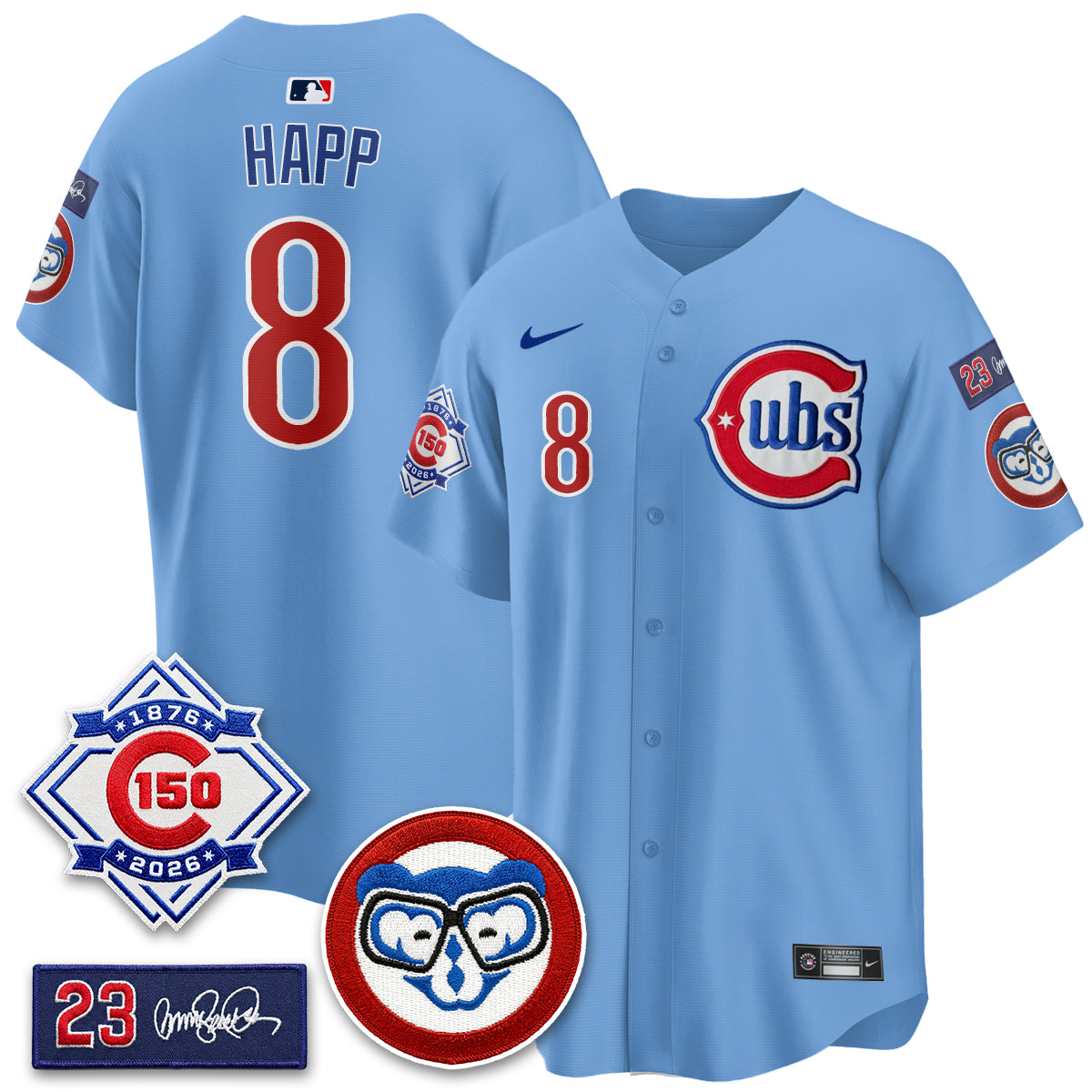 Chicago Cubs 150th Anniversary Holy Cow Vapor Premier Limited Jersey - All Stitched
