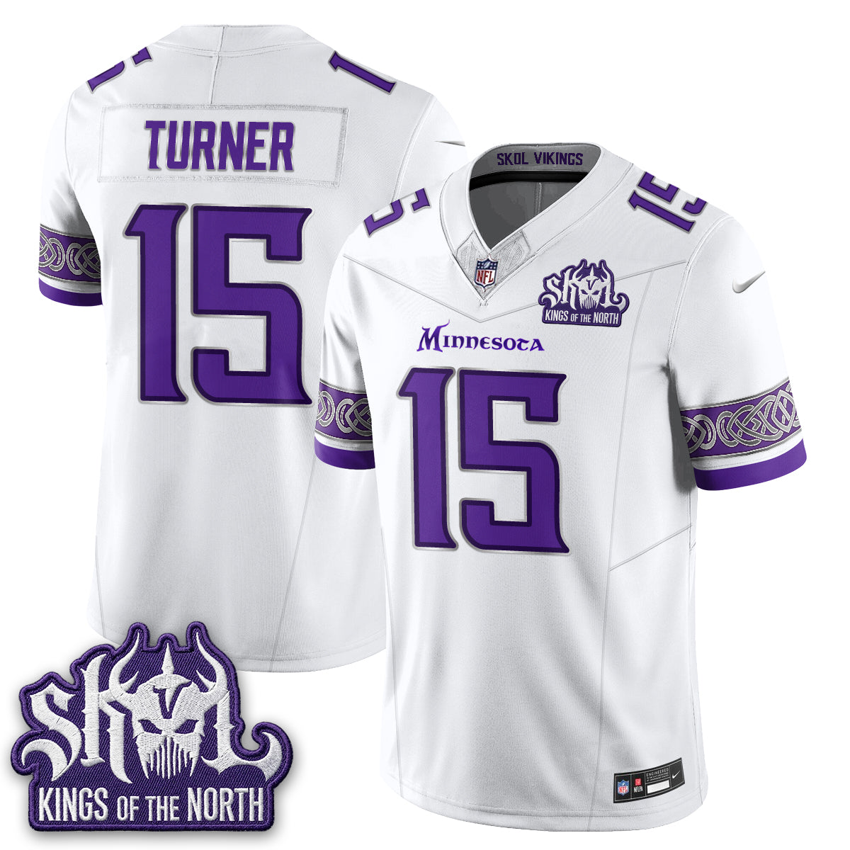 MIN Fangear Edition Warrior Skol Patch Vapor Jersey - Stitched