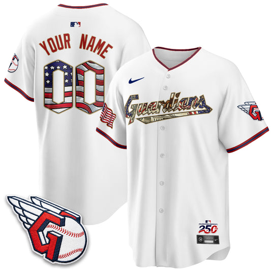 CLE 2026 Independence Day USA Vapor Custom Jersey - Stitched
