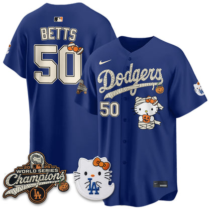 Los Angeles Dodgers Halloween 2026 Vapor Jersey V2- Stitched