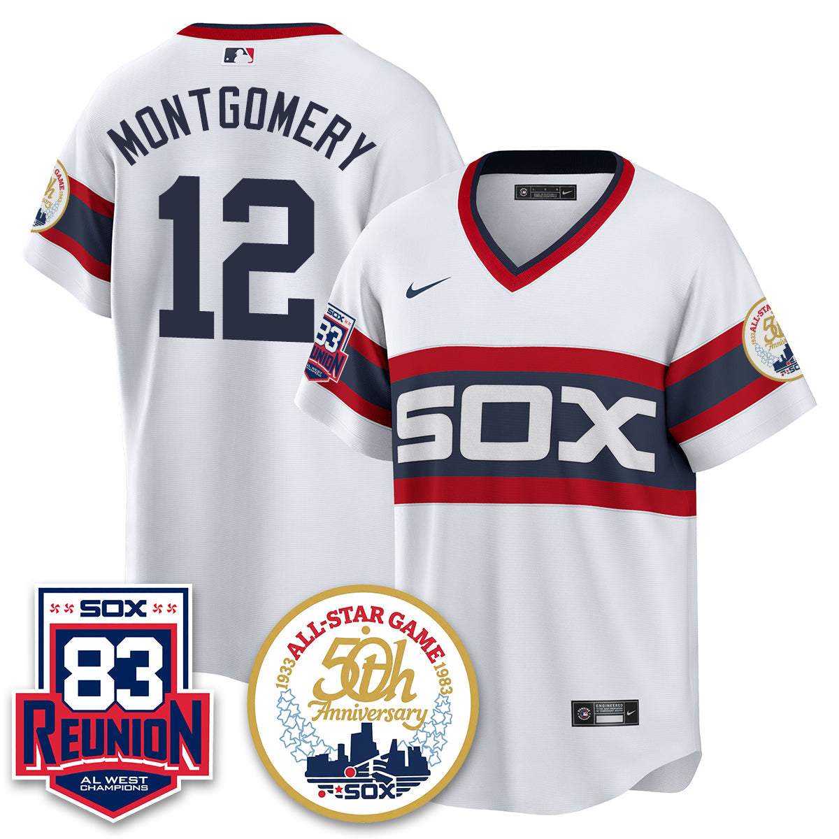 CWS Reunion All West Champions Vapor Jersey - Stitched -NQD