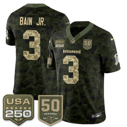 TB 2026 Salute to Service Edition Vapor Jersey - Stitched