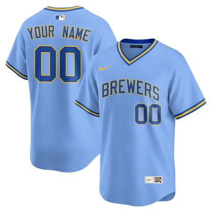 Milwaukee Brewers "Legacy Edition" Vapor Custom Jersey - Stitched