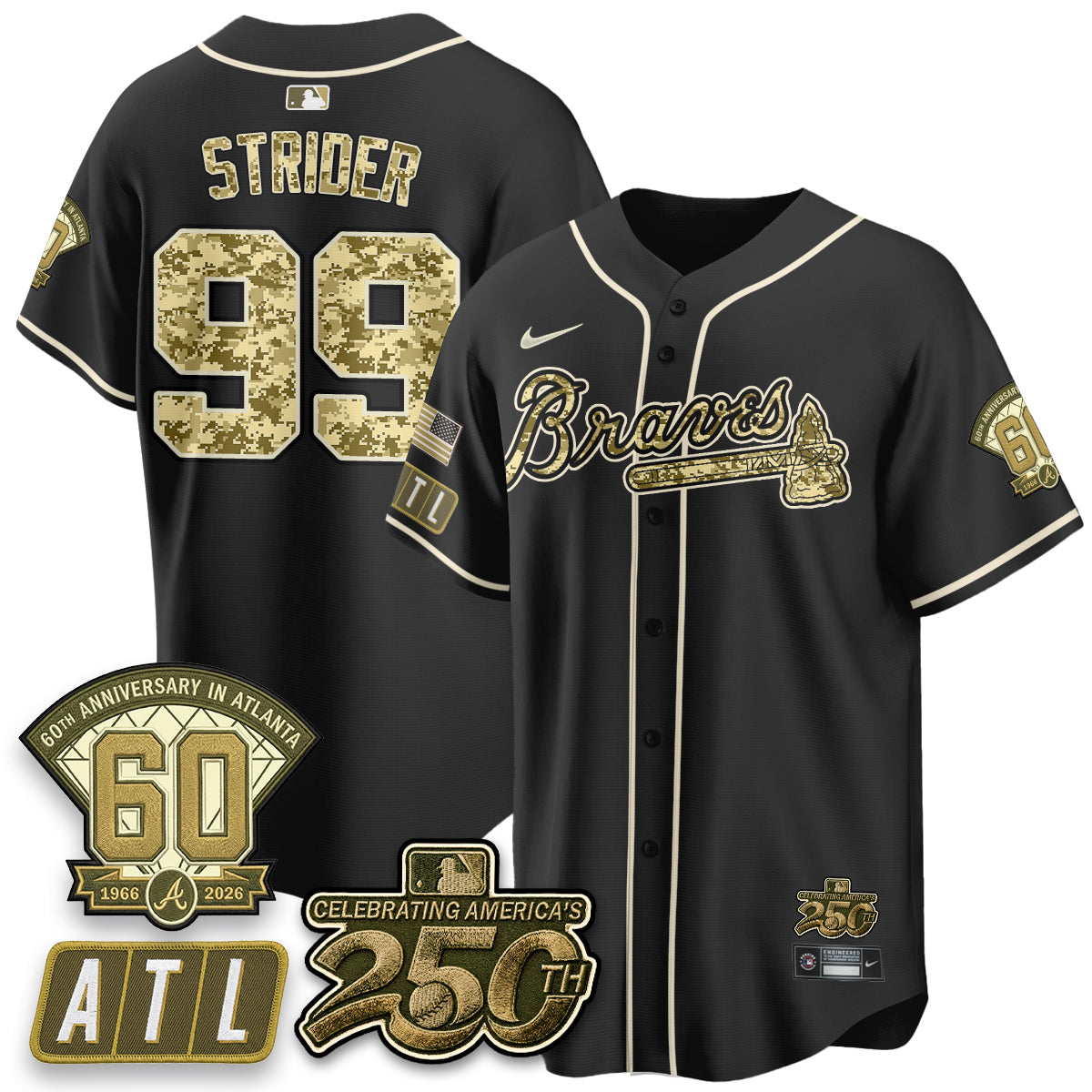 ATL Salute to Service 2026 Vapor Limited Jersey - All Stitched